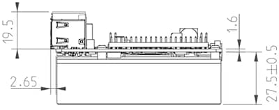 Mechanical Drawing - AAEON UP UP 4000 Developer Board